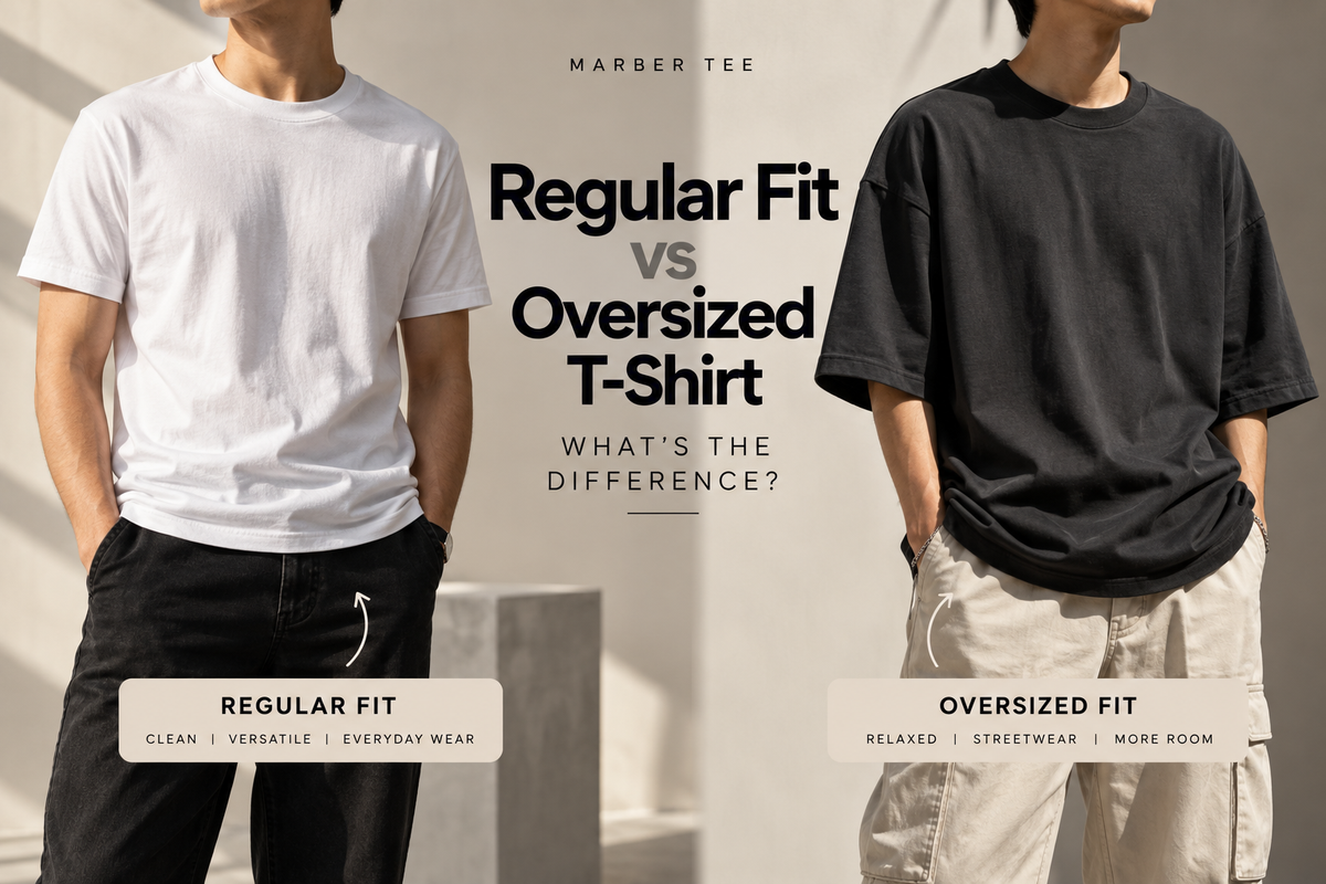 Regular Fit vs Oversized T-Shirt: What's the Difference?
