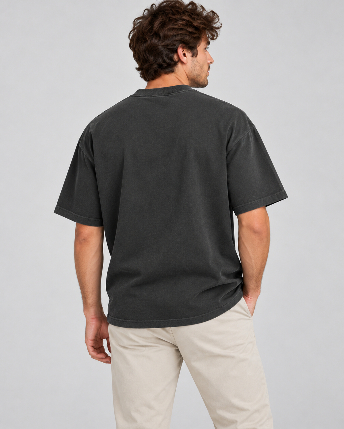 Men's Premium Oversized T-shirt "Wrong TimeLine"