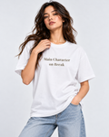 Women's Premium Oversized T-shirt "Main Character on Break"