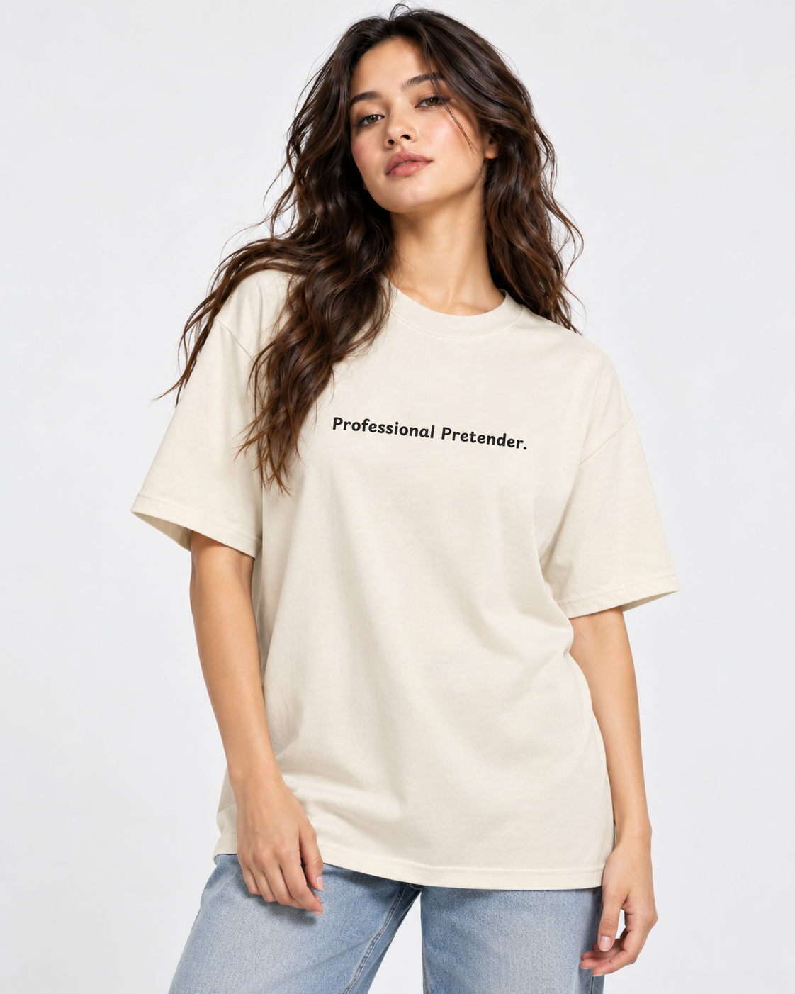 Women's Premium Oversized T-shirt "Professional Pretender"