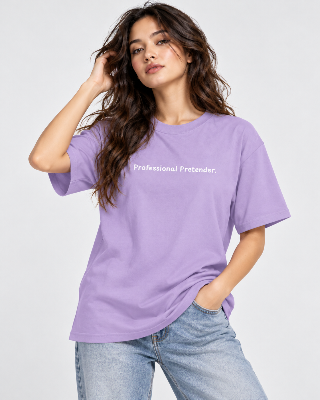 Women's Premium Oversized T-shirt "Professional Pretender"