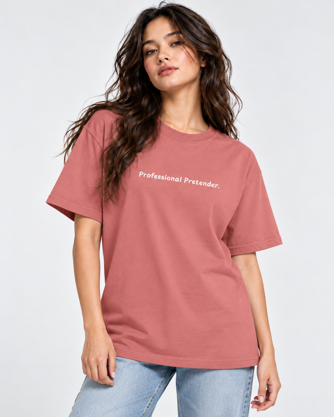 Women's Premium Oversized T-shirt "Professional Pretender"