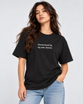 Women's Premium Oversized T-shirt "Unconvinced by my own choices"