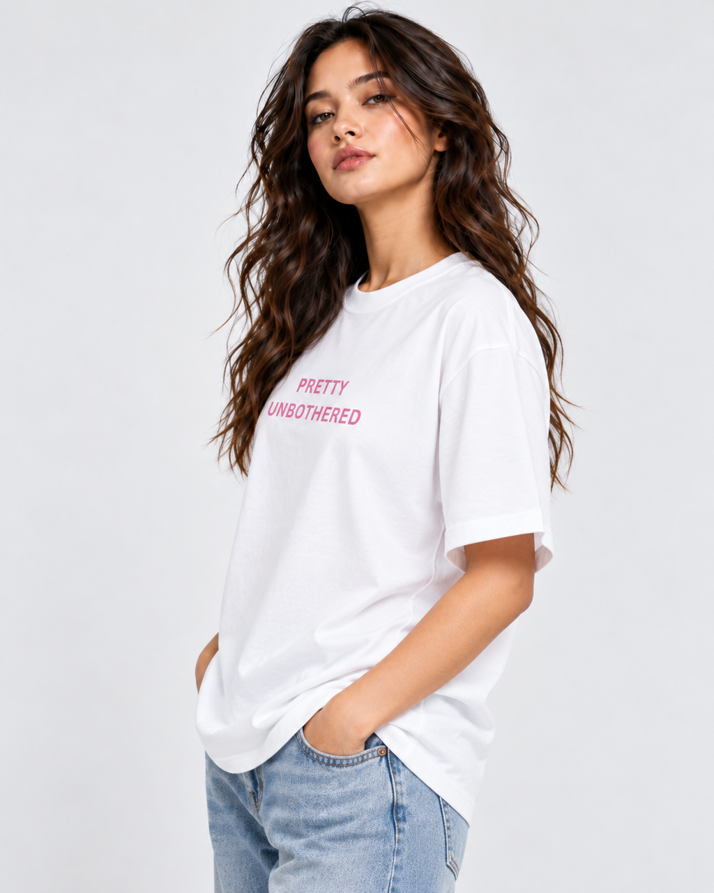 Women's Premium Oversized T-shirt "Pretty Unbothered"