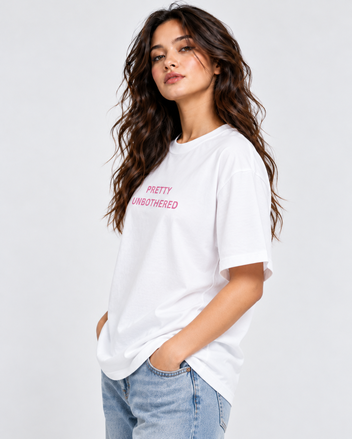 Women's Premium Oversized T-shirt "Pretty Unbothered"