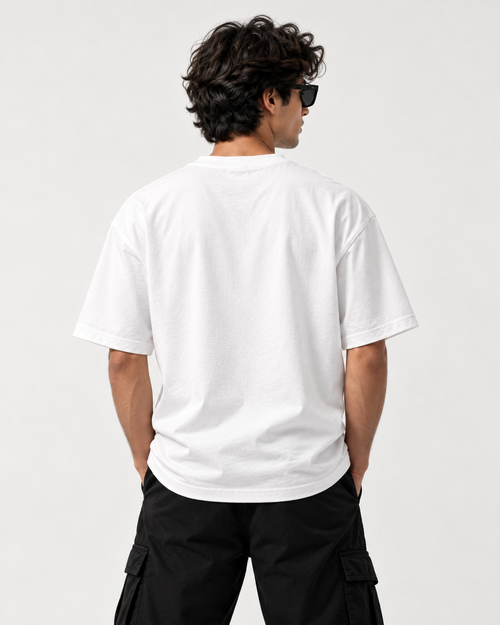 Men's Premium Oversized T-shirt "Calmer Tomorrow"