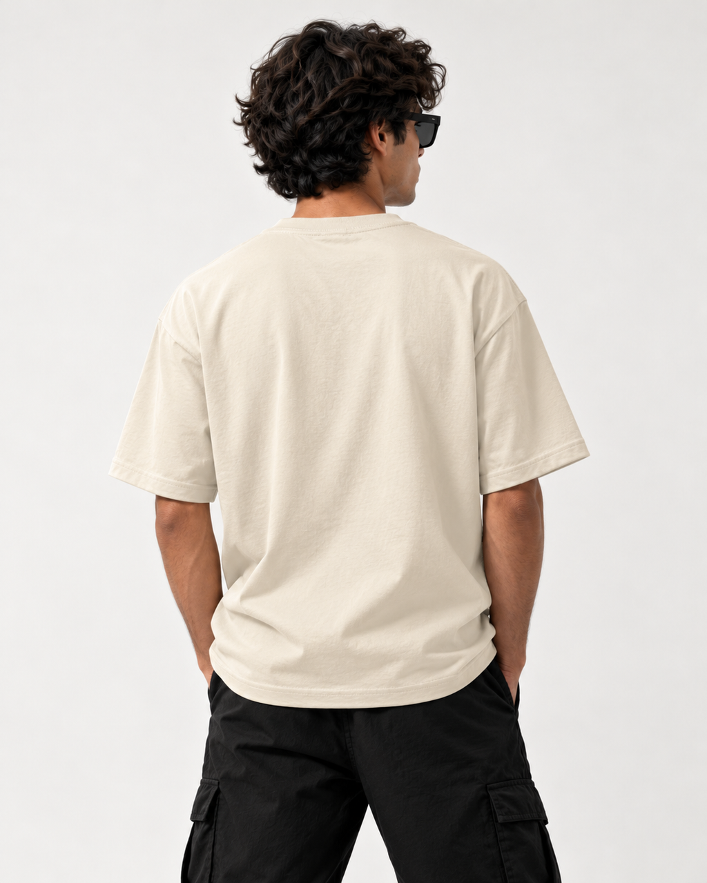 Men's Premium Oversized T-shirt "Calmer Tomorrow"