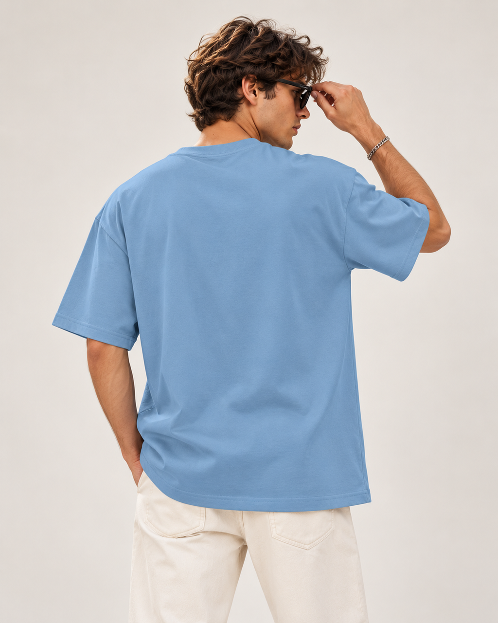 Men’s Premium 100% Cotton Oversized T-Shirt- Plain