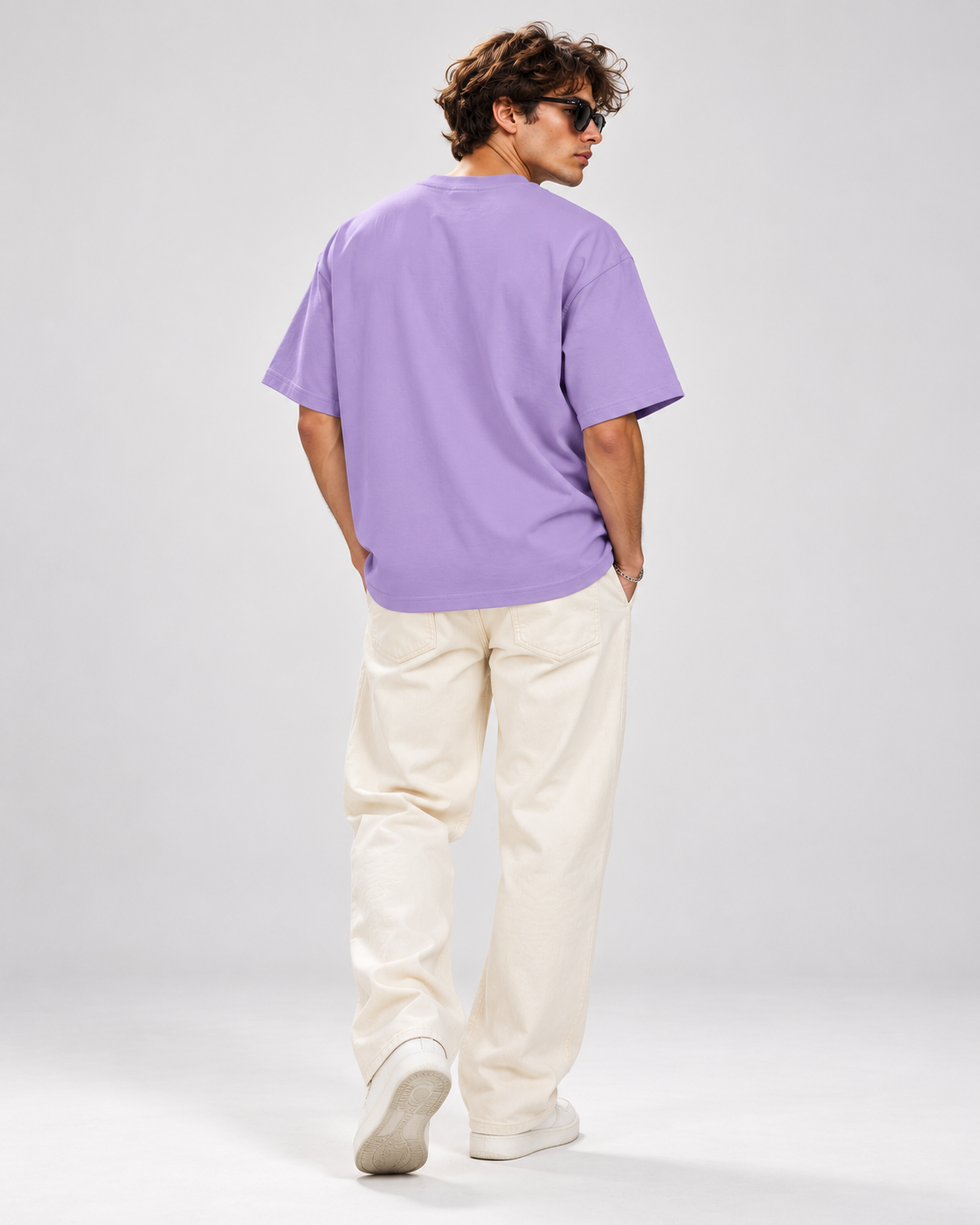 Men’s Premium 100% Cotton Oversized T-Shirt- Plain