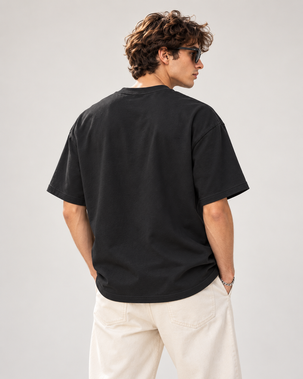 Men's Oversized T-shirt Bundle - Black & White. Made of Premium Quality Cotton.
