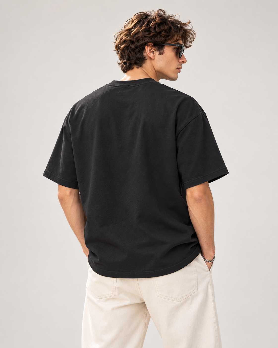 Men's Oversized T-shirt Bundle - Black & White. Made of Premium Quality Cotton.
