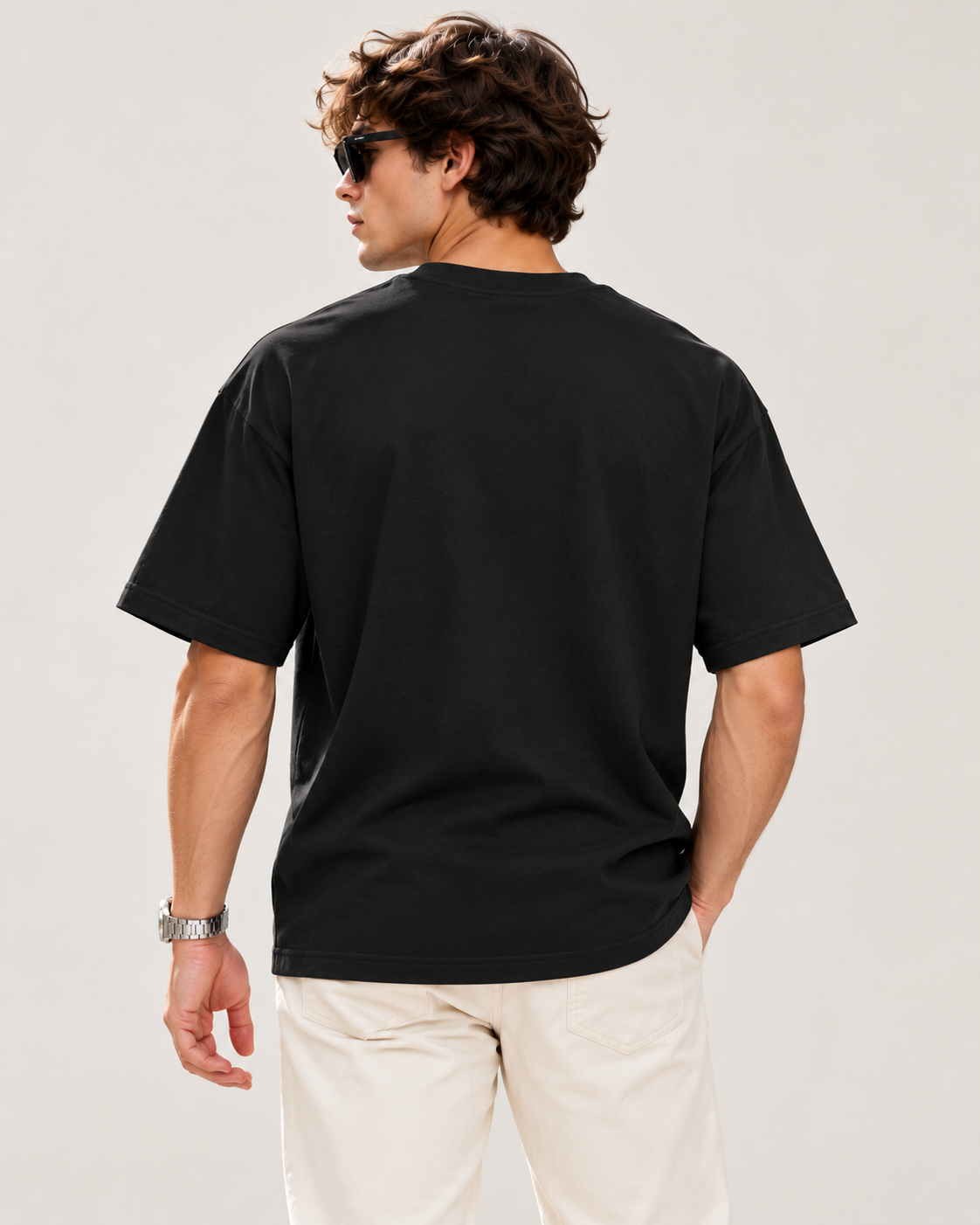 Men's Premium Oversized T-shirt "Unconvinced by my Own Choices"