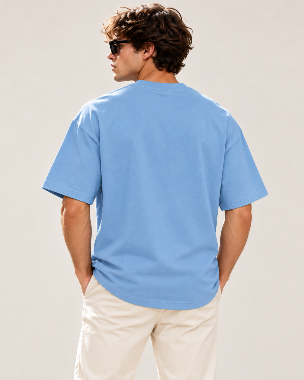 Men's Premium Oversized T-shirt "Unconvinced by my Own Choices"
