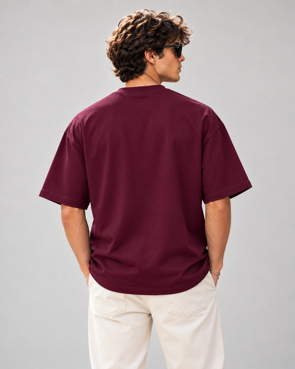 Men's Premium Oversized T-shirt "Mentally Elsewhere"